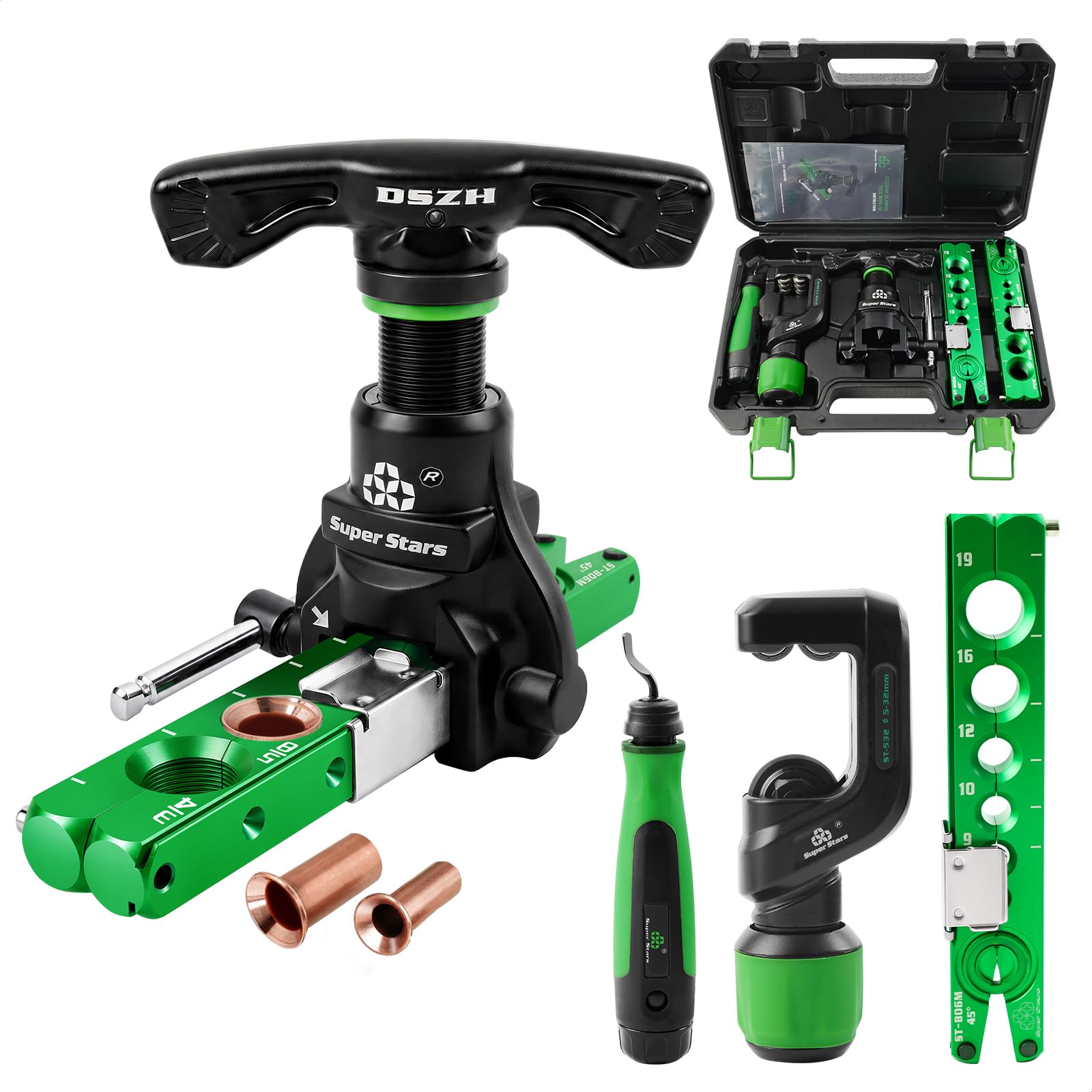 Amazon.com: Super Stars Flaring Tool Kit 1/4in - 3/4in Single